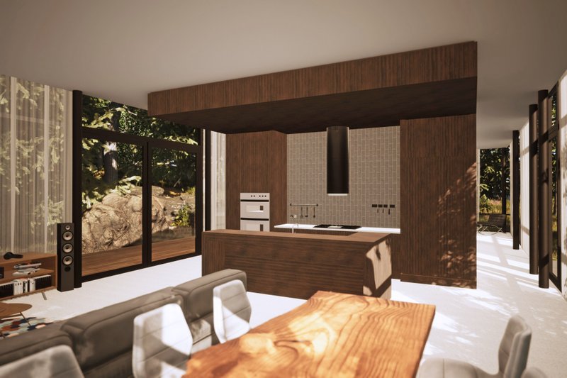 House Plan Design - Interior - Other 4 for Modern House Plan #80-225 - 1 bed, 1.5 bath