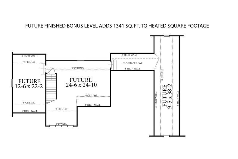 Dream House Plan - Optional Bonus Level