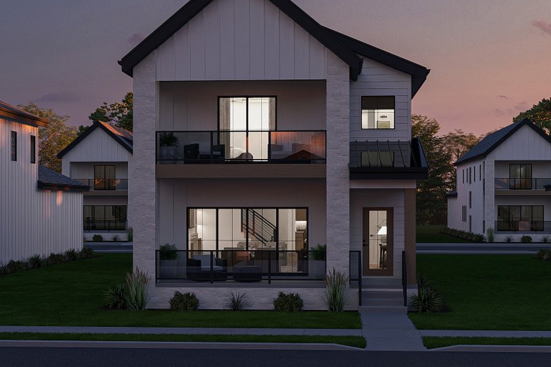 House Blueprint - Exterior - Other Elevation 6 for Farmhouse House Plan #455-805 - 3 bed, 2.5 bath