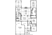 Mediterranean Style House Plan - 3 Beds 2 Baths 2283 Sq/Ft Plan #20-1414 