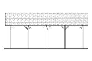Exterior - Other Elevation for Craftsman House Plan #124-1147, 0 bath
