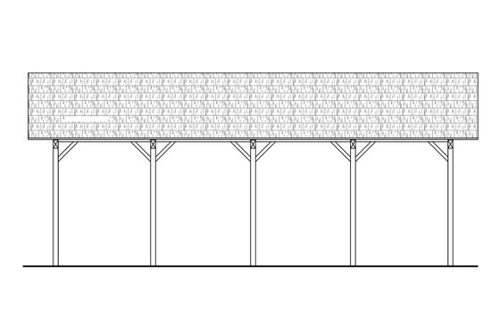 Exterior - Other Elevation for Craftsman House Plan #124-1147, 0 bath