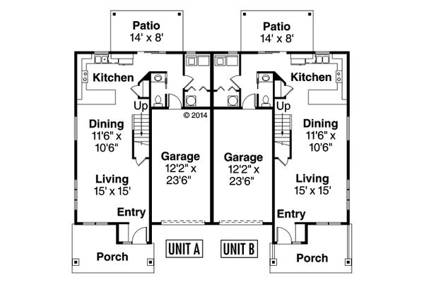 Home Plan - Country Floor Plan - Main Floor Plan #124-1079