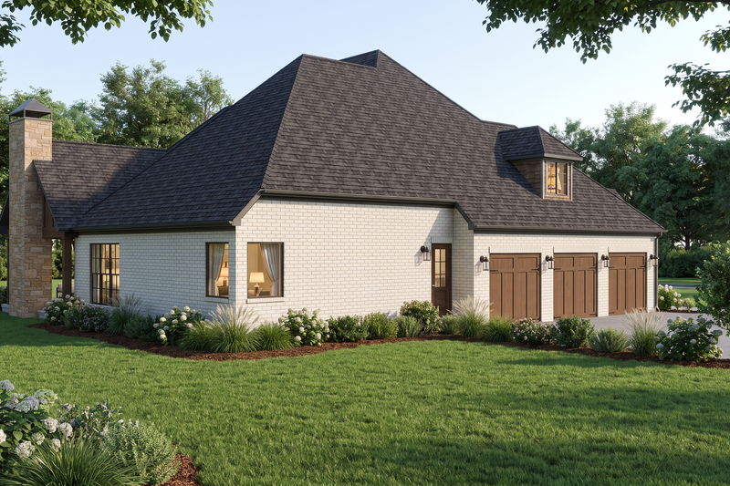 Architectural House Design - Exterior - Front Elevation 4 for Traditional House Plan #923-519 - 4 bed, 3.5 bath