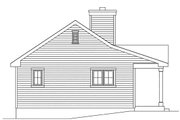 Cottage Style House Plan - 1 Beds 1 Baths 692 Sq/Ft Plan #22-596 