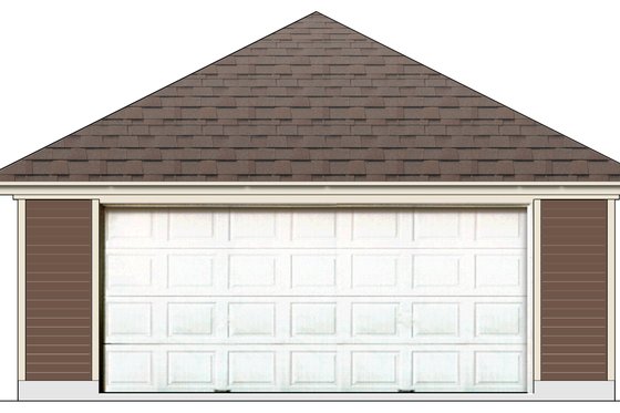 Exterior - Front Elevation for Traditional House Plan #84-442, 0 bath