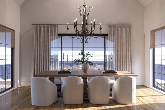 Interior - Dining Room for European House Plan #455-361 - 1 bed, 1.5 bath