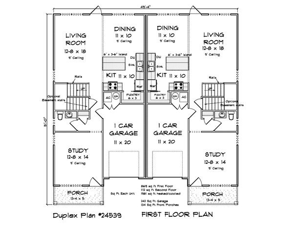 Dream House Plan - Cottage Floor Plan - Main Floor Plan #513-2332