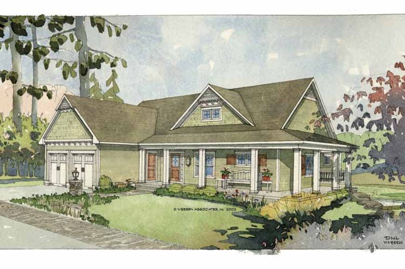 Home Plan - Exterior - Front Elevation 3 for Craftsman House Plan #928-78 - 3 bed, 3.5 bath