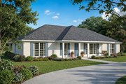 House Plan - 3 Beds 2 Baths 1800 Sq/Ft Plan #17-2141 Exterior 
