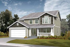 Home Plan - Craftsman Exterior - Front Elevation Plan #569-17