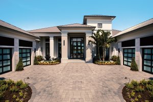 Exterior - Front Elevation 3 for Contemporary House Plan #930-475 - 5 bed, 5.5 bath