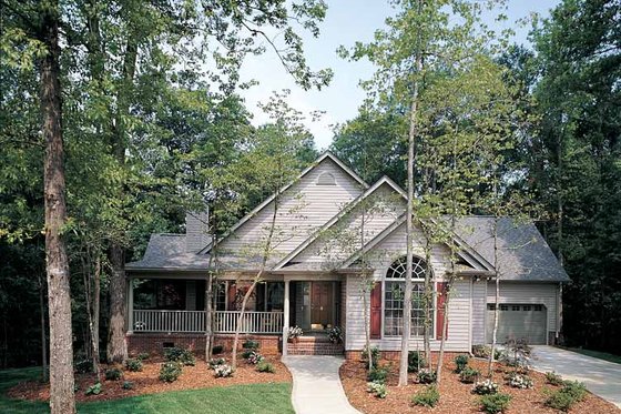 Exterior - Front Elevation 3 for Country House Plan #929-242 - 3 bed, 2 bath