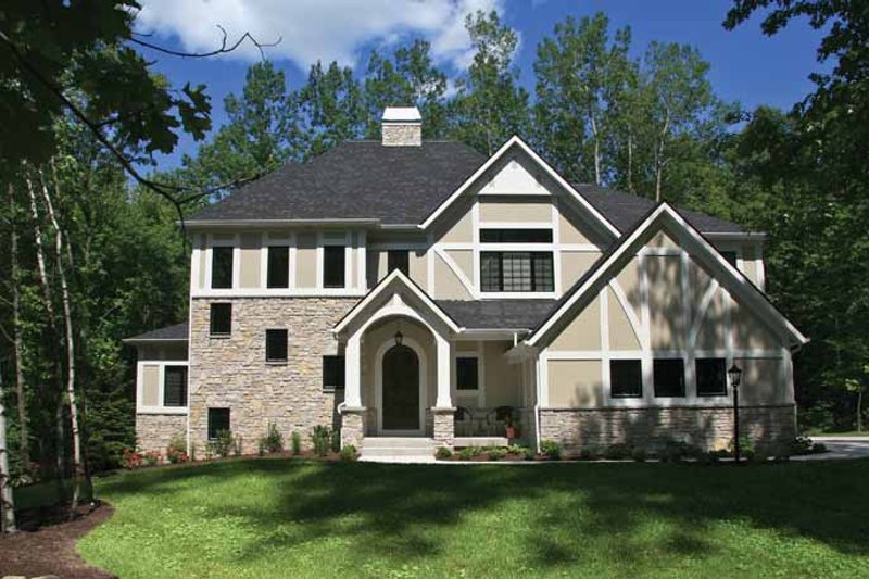 House Plan Design - Tudor Exterior - Front Elevation Plan #928-234