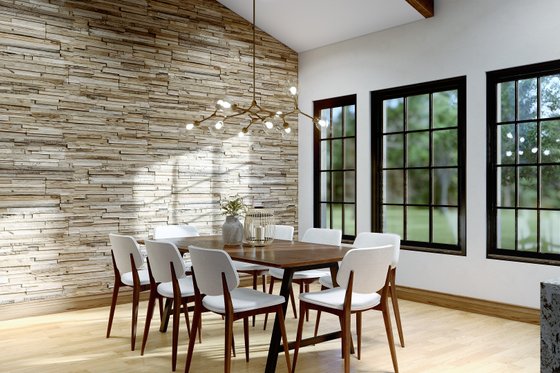 Interior - Dining Room for Ranch House Plan #54-400 - 3 bed, 3.5 bath