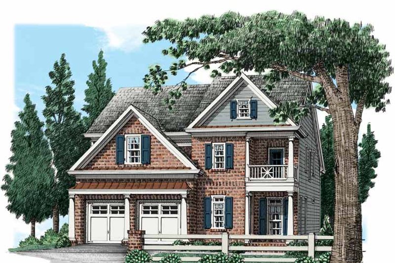 Home Plan - Exterior - Front Elevation 3 for Traditional House Plan #927-537 - 4 bed, 3 bath
