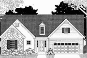 Ranch Style House Plan - 3 Beds 2 Baths 1657 Sq/Ft Plan #1053-11 
