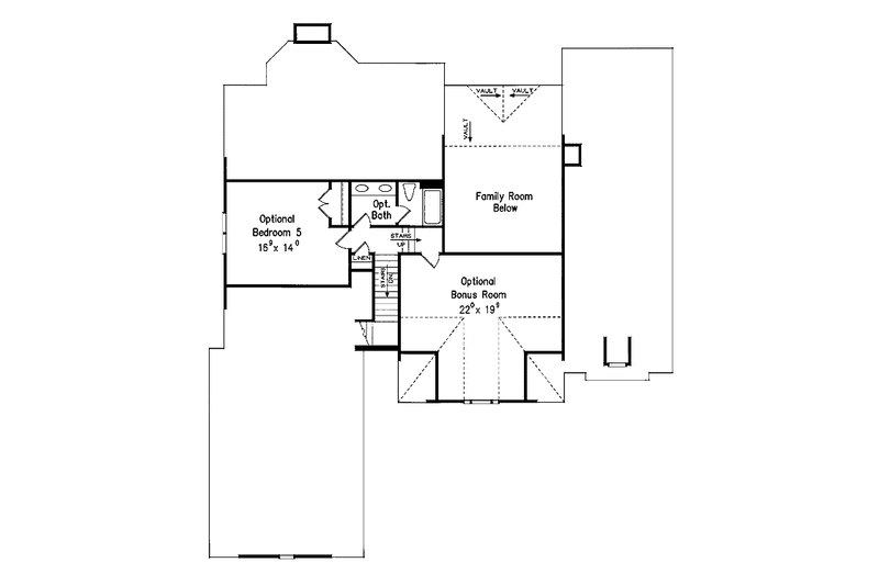 Home Plan - Floor Plan - Upper Floor for Country House Plan #927-596 - 4 bed, 2.5 bath