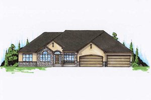 Traditional Exterior - Front Elevation Plan #5-328