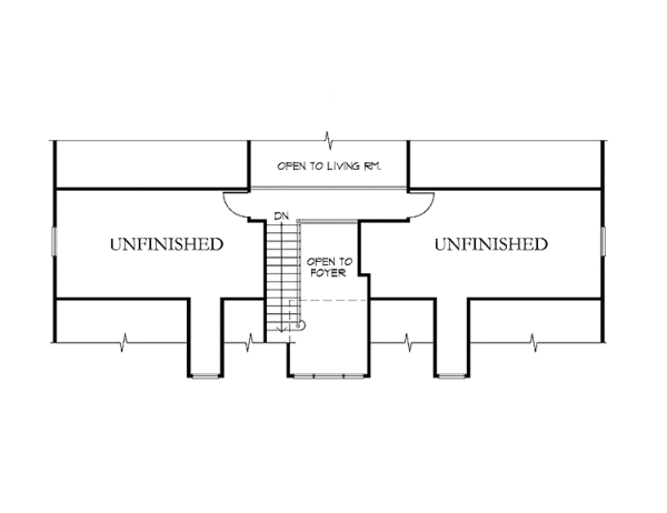 Architectural House Design - Country Floor Plan - Upper Floor Plan #1029-49