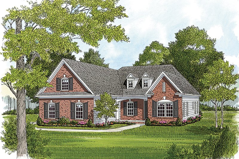 House Design - Colonial Exterior - Front Elevation Plan #453-629