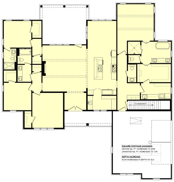 Farmhouse Floor Plan - Other Floor Plan #430-413