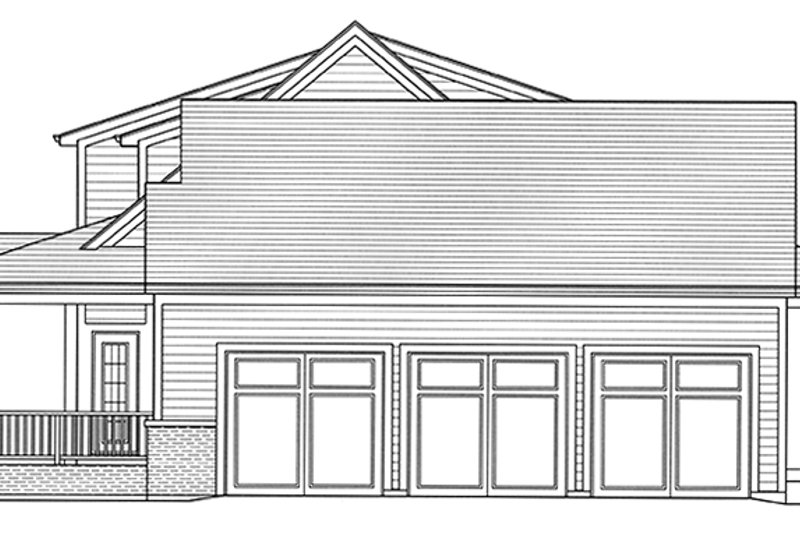 Dream House Plan - Exterior - Other Elevation for Colonial House Plan #46-864 - 4 bed, 2.5 bath