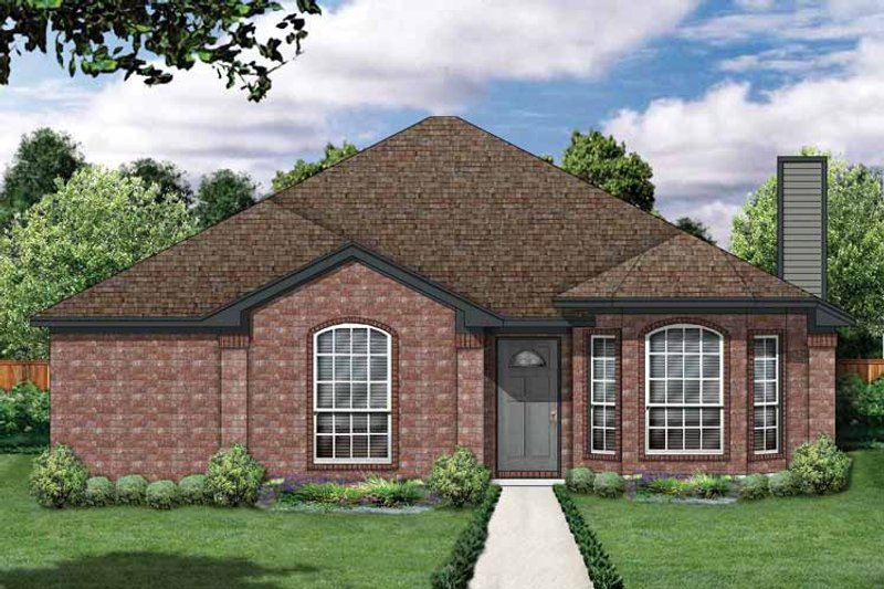 Dream House Plan - Traditional Exterior - Front Elevation Plan #84-676