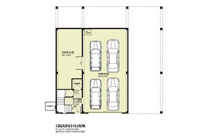 Floor Plan - Lower Floor for Beach House Plan #901-125 - 5 bed, 4 bath