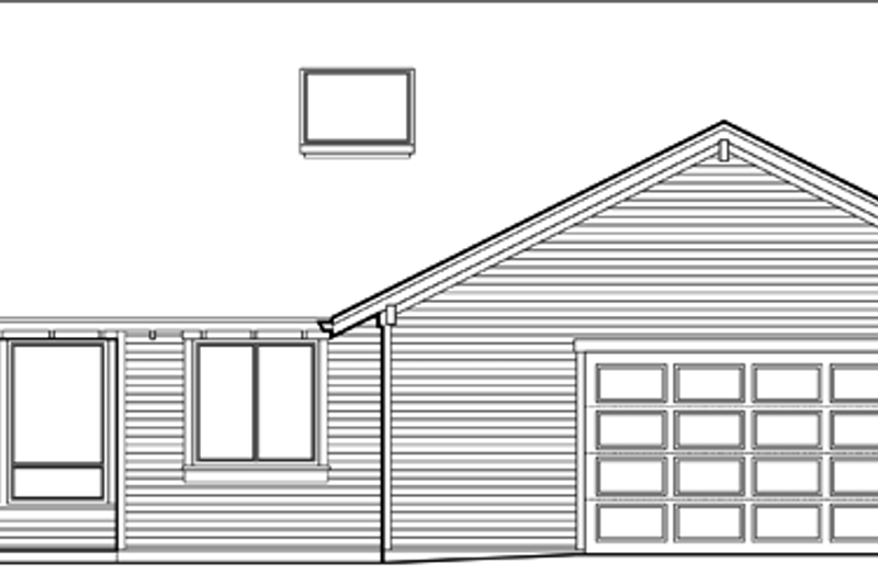 Home Plan - Exterior - Other Elevation for Craftsman House Plan #48-532 - 3 bed, 2 bath