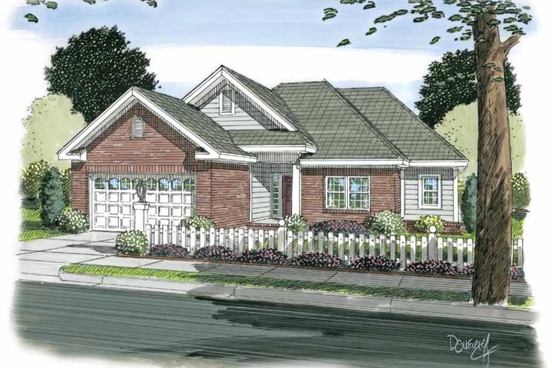 Home Plan - Traditional Exterior - Front Elevation Plan #513-2103