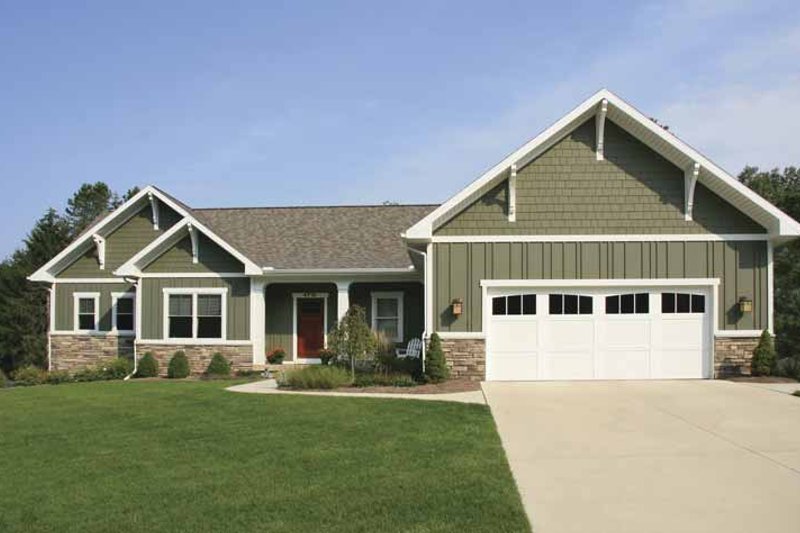 Home Plan - Craftsman Exterior - Front Elevation Plan #928-129