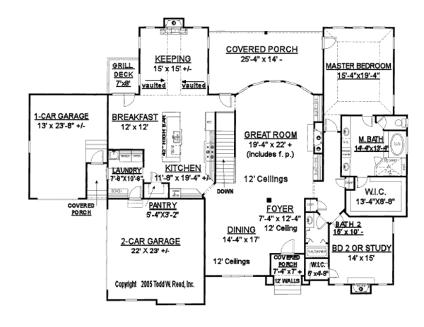 European Floor Plan - Main Floor Plan #437-21