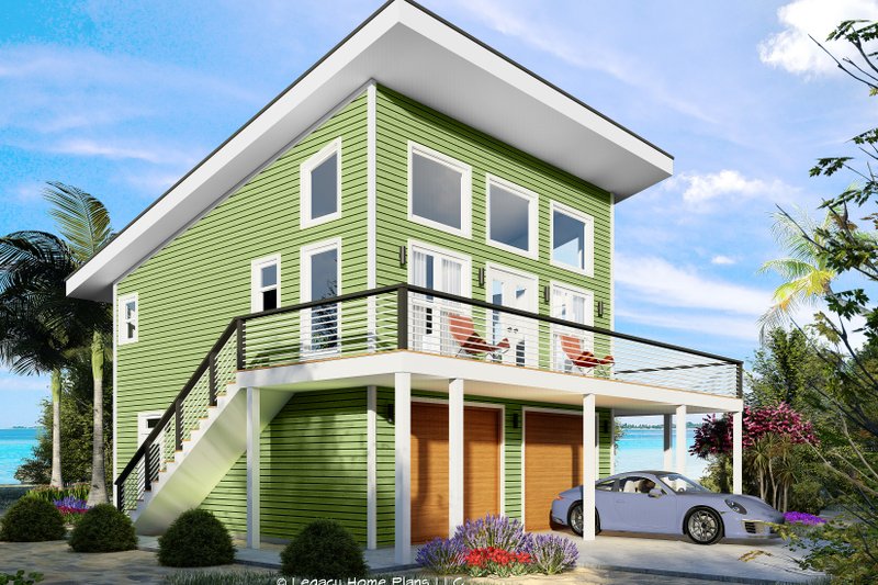 Dream House Plan - Beach Exterior - Front Elevation Plan #932-892