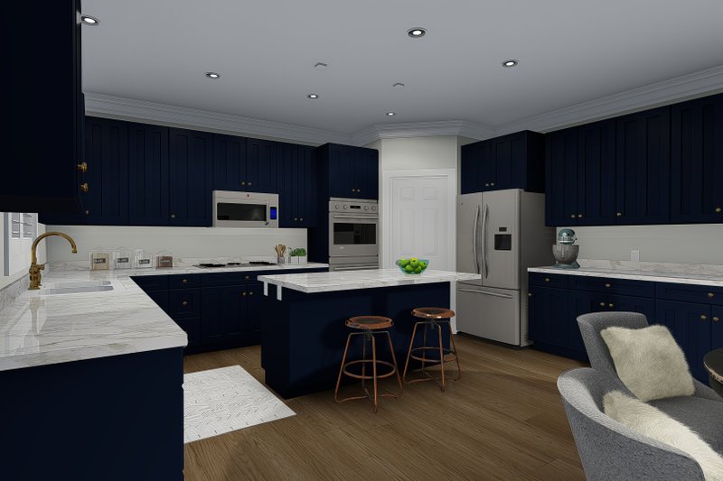 House Design - Interior - Kitchen for Traditional House Plan #1060-67 - 3 bed, 2 bath