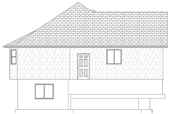 Exterior - Other Elevation 1 for Ranch House Plan #1060-35 - 5 bed, 3 bath