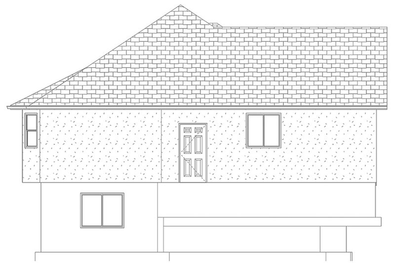 Architectural House Design - Exterior - Other Elevation 1 for Ranch House Plan #1060-35 - 5 bed, 3 bath