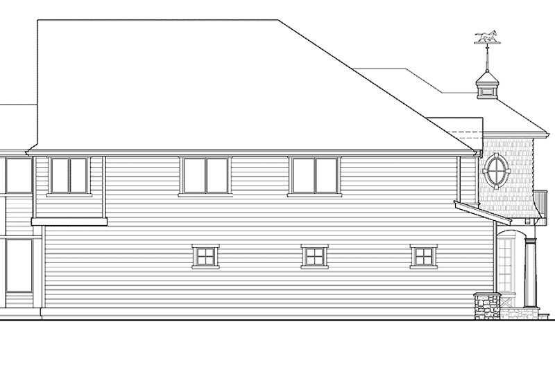 Dream House Plan - Exterior - Other Elevation for Craftsman House Plan #132-421 - 4 bed, 2.5 bath