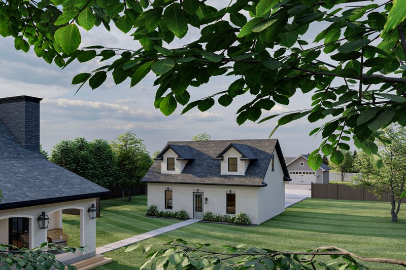 Architectural House Design - Exterior - Other Elevation 2 for Traditional House Plan #455-88, 0 bath