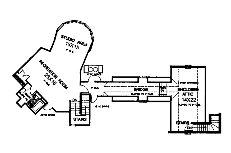 Dream House Plan - Floor Plan - Upper Floor for European House Plan #310-1030 - 4 bed, 5.5 bath