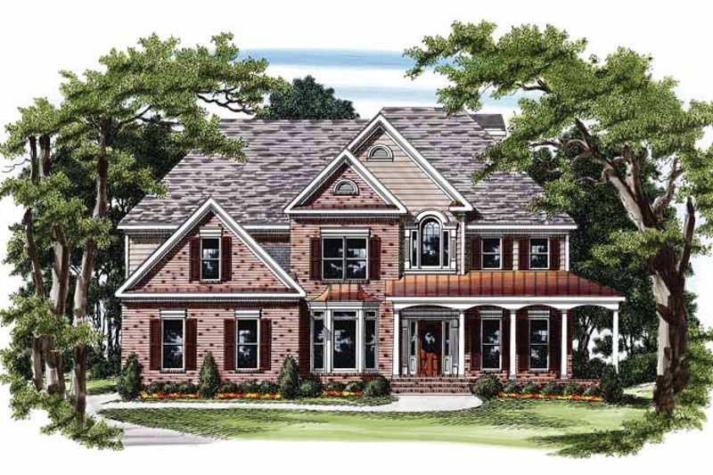 Architectural House Design - Traditional Exterior - Front Elevation Plan #927-230