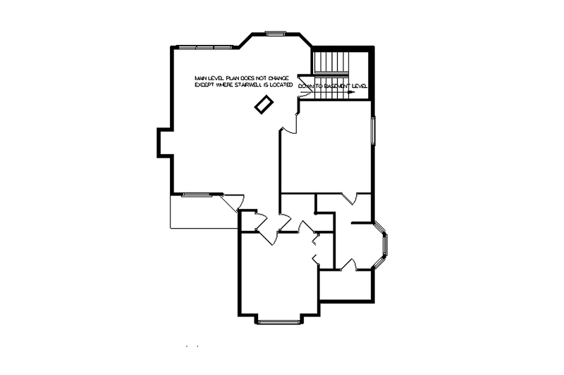 Architectural House Design - Floor Plan - Other Floor for Craftsman House Plan #45-383 - 2 bed, 2 bath