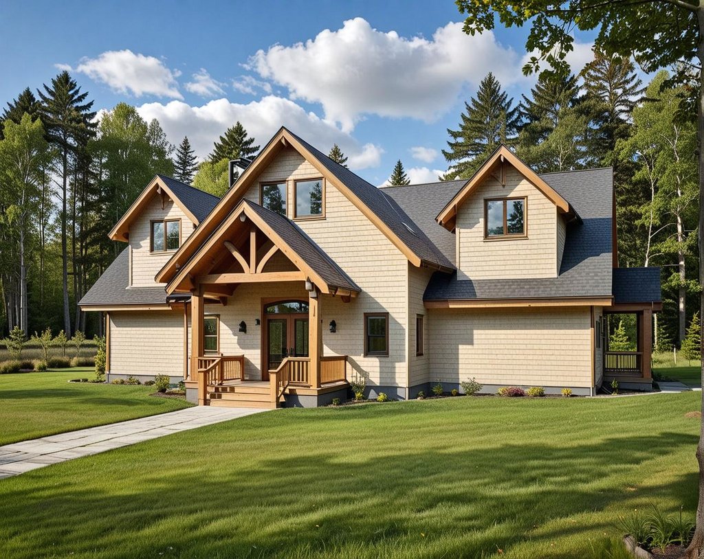 Exterior - Front Elevation 2 for European House Plan #117-214 - 3 bed, 4 bath