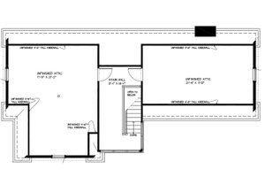 Floor Plan - Other Floor for Colonial House Plan #477-4 - 3 bed, 2.5 bath