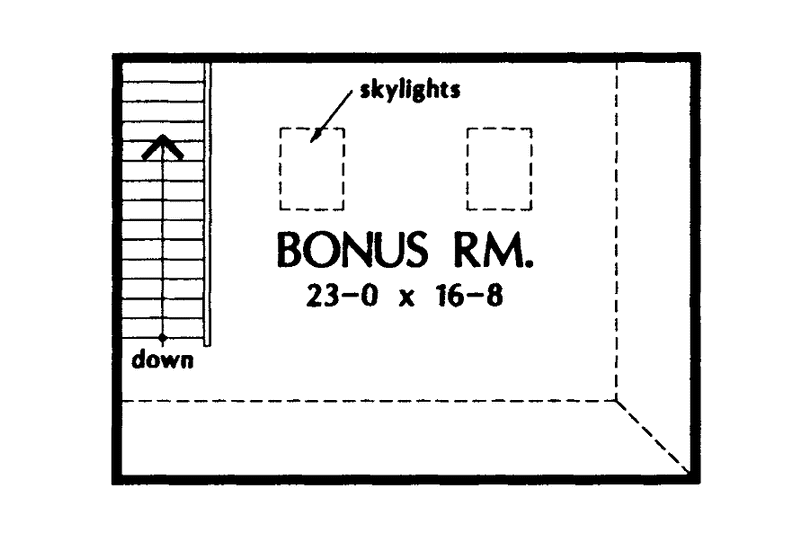 Dream House Plan - Floor Plan - Other Floor for Ranch House Plan #929-181 - 3 bed, 2 bath