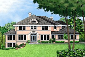 Traditional Exterior - Front Elevation Plan #67-174