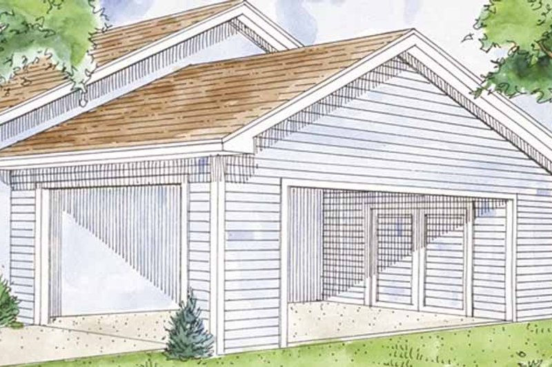 House Blueprint - Exterior - Front Elevation Plan #410-3604