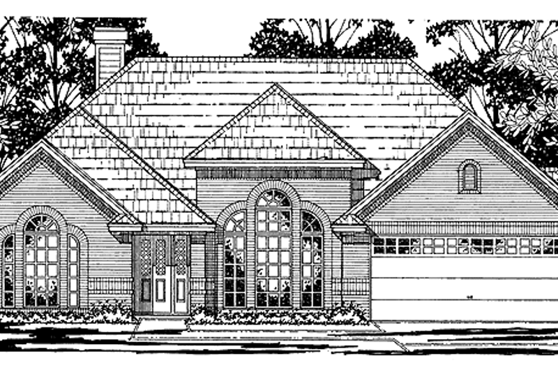 Dream House Plan - Ranch Exterior - Front Elevation Plan #42-521