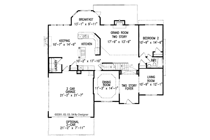 Home Plan - Floor Plan - Main Floor for Country House Plan #54-191 - 5 bed, 4 bath