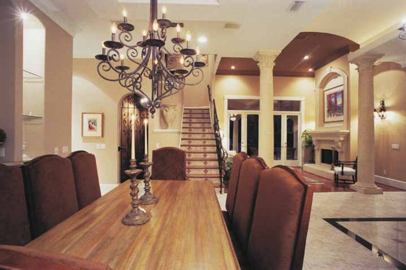 Dream House Plan - Interior - Dining Room for Mediterranean House Plan #1039-3 - 6 bed, 6 bath